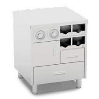 Cupboard-organizer for fast serve TF6 700x600x850