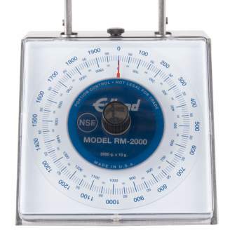 Edlund Four Star mechanische portioneerweegschaal 2 kg, groot weegvlak