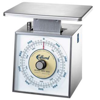 Edlund mechanische portioneerweegsch. luchtventiel 1 kg groot weegvlak