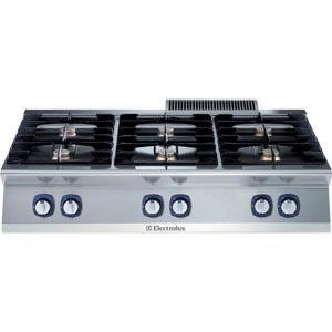 Electrolux propaan kooktafel - 6-pits topunit