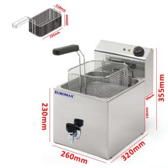 Euromax elektrische enkele Eco friteuse, 10360CK