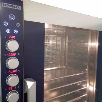 Euromax elektrische steam-oven D9806PBH DIGITAAL - 6 laags - 400 V.