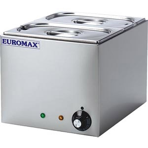 Bain marie hetelucht met 2x 1/4 gn bakken 1032HL