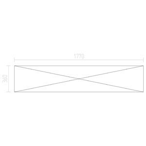 Fermostock 6611 - 3 etages - 1770x360x1685 mm (bxdxh)