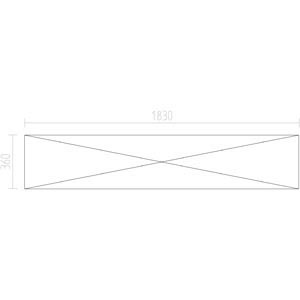 Fermostock 6611 - 3 etages - 1830x360x2135 mm (bxdxh)