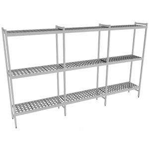 Fermostock 6611 - 3 etages - 2820x560x1685 mm (bxdxh)