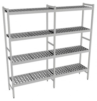 Fermostock 6611 - 4 etages - 1830x560x1685 mm (bxdxh)