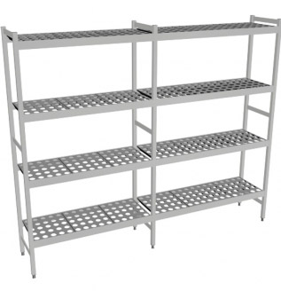 Fermostock 6611 - 4 etages - 1950x560x1685 mm (bxdxh)