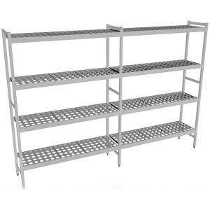 Fermostock 6611 - 4 etages - 2370x560x1685 mm (bxdxh)