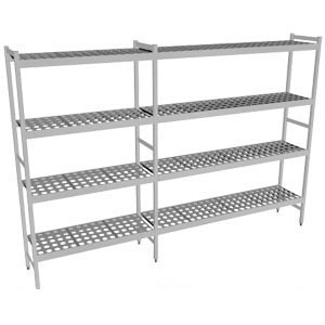 Fermostock 6611 - 4 etages - 2430x560x2135 mm (bxdxh)