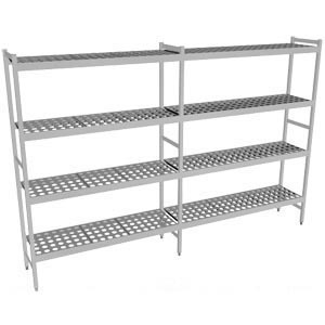 Fermostock 6611 - 4 etages - 2490x560x2135 mm (bxdxh)