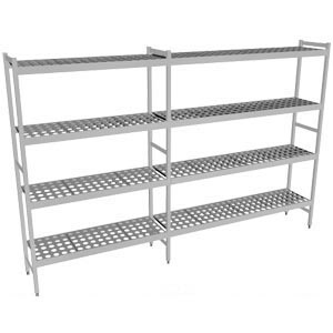 Fermostock 6611 - 4 etages - 2550x560x1685 mm (bxdxh)