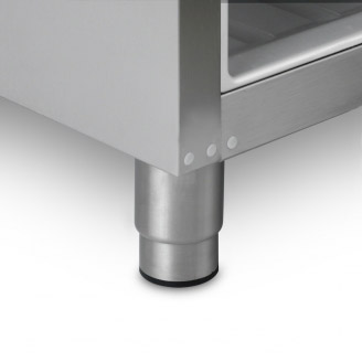 Gram COMPACT koelkast met glasdeur KG 410 LG L1 6W - wit