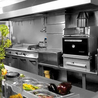 Josper houtskool grilloven tafelmodel, roosterplaathouder, HJX25MBC