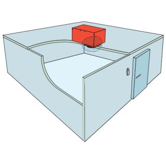 Keyfrost dakunit KBS17TNEM t.b.v. koelcel - t/m 8,6M³