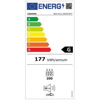 Liebherr Wijnbewaarkast Vinothek WKb 4212-21 - 200 flessen