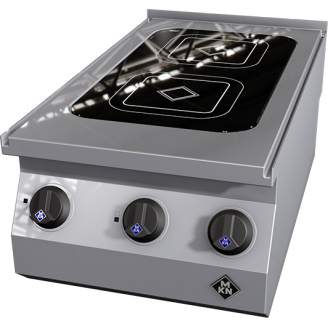 MKN 2-zones keramisch kooktafel - tafelmodel VITRO, 1223401
