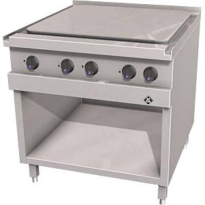 MKN elektrische doorkooktafel (chroom) - staand model 2023502A