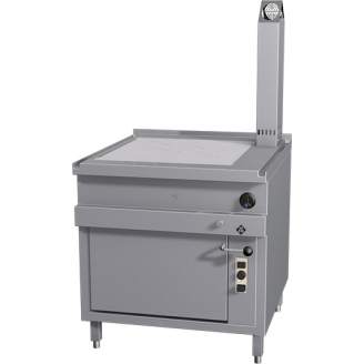 MKN Optima 850 serie propaan doorkooktafel met propaan oven, stalen plaat