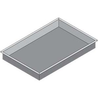 Rational graniet geëmailleerde bak - Bakkersnorm 20 mm. diep
