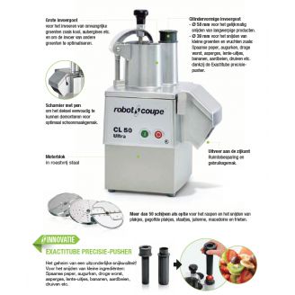 Robot Coupe Groentesnijder CL 20 230V, Snelheid 1500 tpm