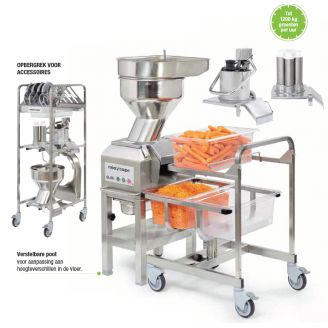 Robot Coupe Groentesnijder CL60 Verse voeding 3 Toevoeropeningen