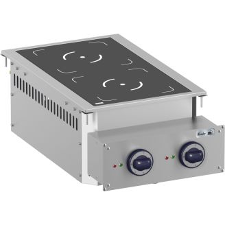 Roeder 2-zones inductie kookunit drop-in model DR-BKIN74-M1
