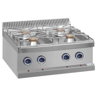 Roeder 4-pits propaan kookunit 4x7,0kW - tafelmodel BK7G4XL