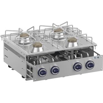 Roeder 4-pits propaan kookunit drop-in model DR-BKFB77XL