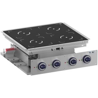 Roeder 4-zones inductie kookunit drop-in model DR-BKIN77U-M1