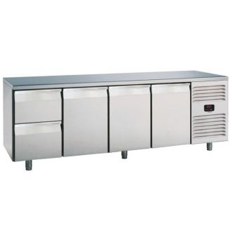 Roeder koelwerkbank, 2 laden en 3 deuren, PLUX4C2