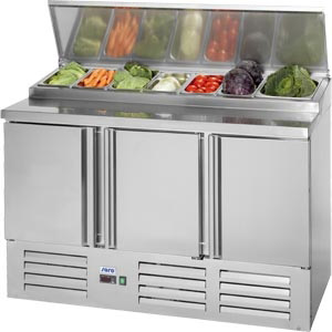 Saro RVS voorbereidingstafel, FRAN 3