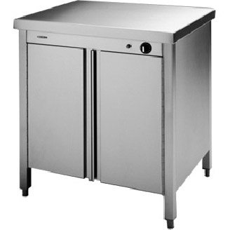 Scholl bordenwarmkast 60/60, met RVS bovenblad
