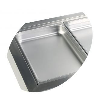 Tefcold drop-in koelbak - 2x 1/1 GN