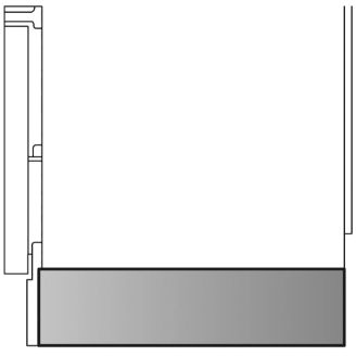 Unox onderpanelen voor ChefTop MindMaps VISTA 8x GN 1/1