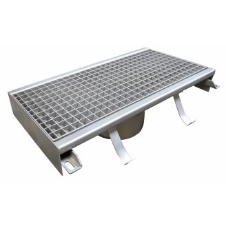 Vloergoot met onder-uitloop 610 mm