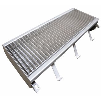 Vloergoot met zij-uitloop 610 mm