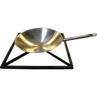 Wok met wokrooster