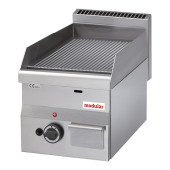 Modular 600 bak-/grillplaat geribbeld propaan - tafelmodel