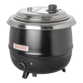 Bistro soepketel - 13 liter, zwart