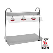 Octalux warmhoudplaat 3/1 GN + infrarood brug