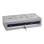 Max Pro Elektrische bain-marie - topunit, 3x 1/1 GN