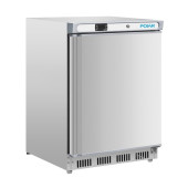 Polar onderbouw koelkast - RVS - 150 liter - CD080