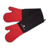 MasterClass naadloze siliconen ovenhandschoen rood
