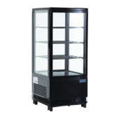 Polar koelvitrine - zwart - 68 liter - G211