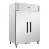 Polar RVS dubbeldeurs koelkast - 1200 liter
