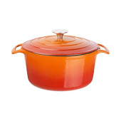 Vogue ronde braadpan oranje, 4ltr - 23,5cm