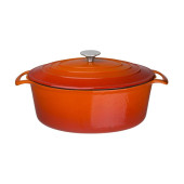 Vogue ovale braadpan oranje 6 liter