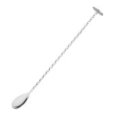 Olympia RVS cocktaillepel met stamper