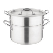 Vogue aluminium dubbele kookpan 24cm
